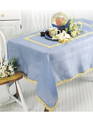 Blue Skies & Buttercups Tablecloth