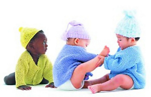 One-Stitch Baby Sweater #kce-oneStitchBabySet