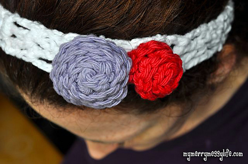 V-Stitch Headband & Rosette