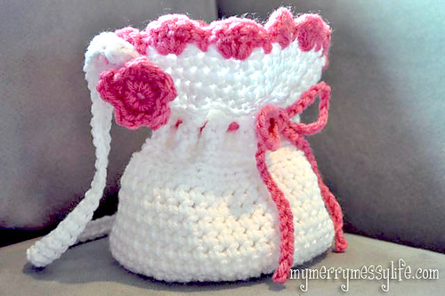 Little Girl Purse with Flowers
