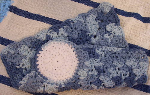 "Never To Pretty To Use" Scrubber Dish Cloth