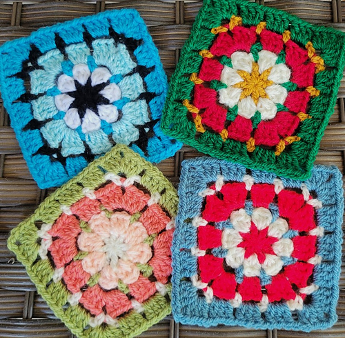 Star Flower Granny Square