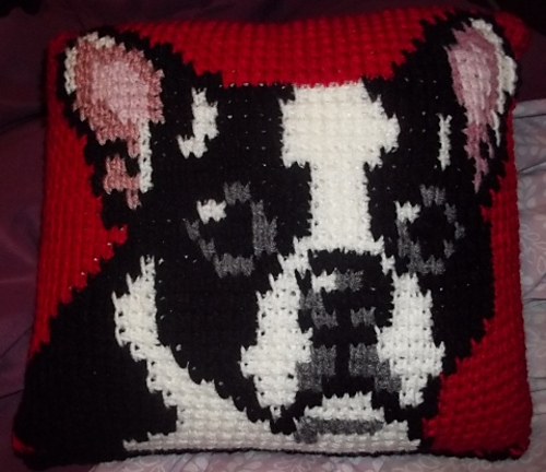 Boston Terrier Pillow