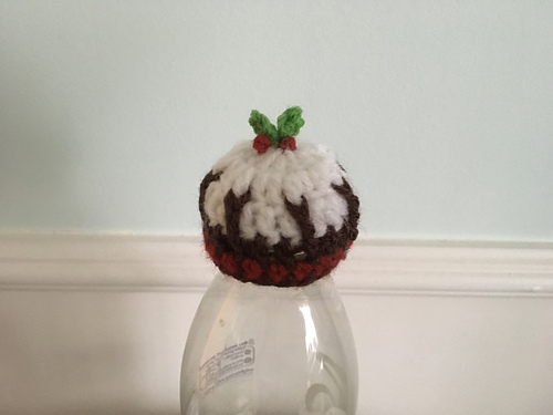 Big Knit Christmas Pudding Hat
