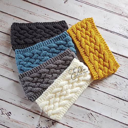 Woven cable headband