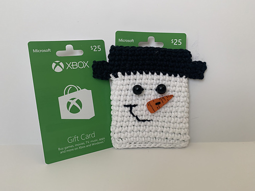 Snowman Gift Card Holder