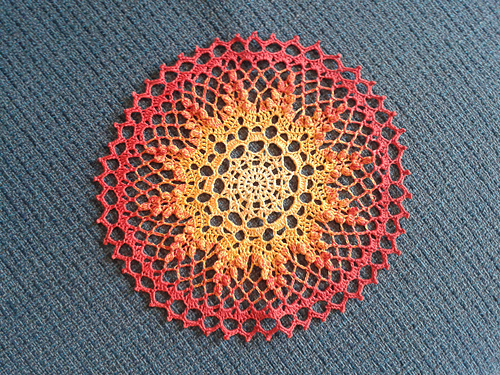 Japanese gentian Doily