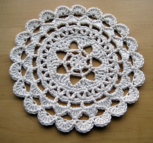 Passion Flower Doily