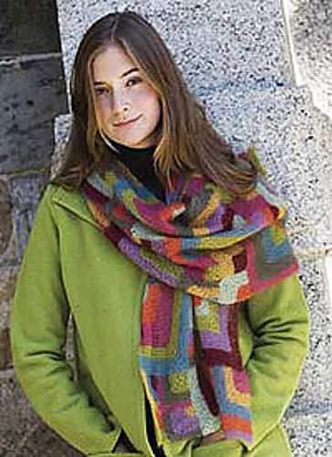 Modern Quilt Wrap Scarf
