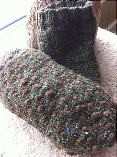 Thrummed Sole Slipper Socks