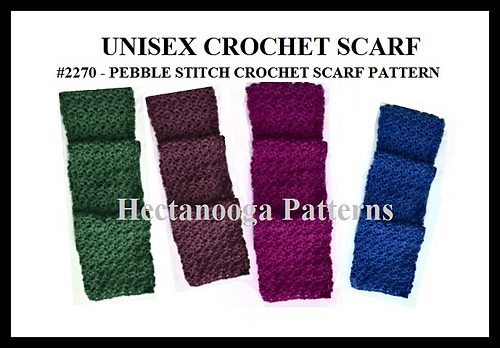 2270 Pebble Stitch Scarf