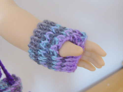 Fingerless Mittens for 18inch dolls