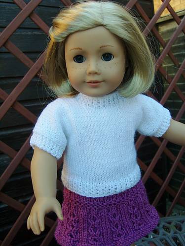 Plain T-Shirt for 18inch dolls
