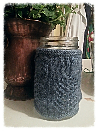 Snowy Trees Candle Jar Wrap - Flat
