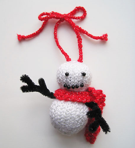 Frosty Little Guy Snowman Ornament