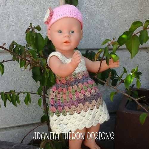 Hexi-Blooms Baby Doll Dress