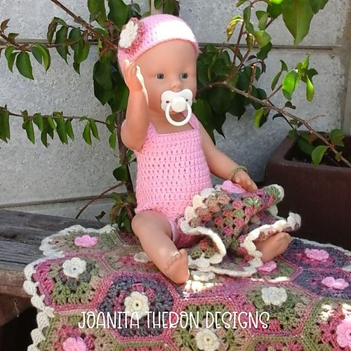 Hexi-Blooms Baby Doll Set