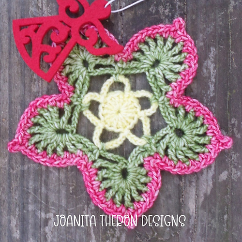 Christmas Flower Coaster