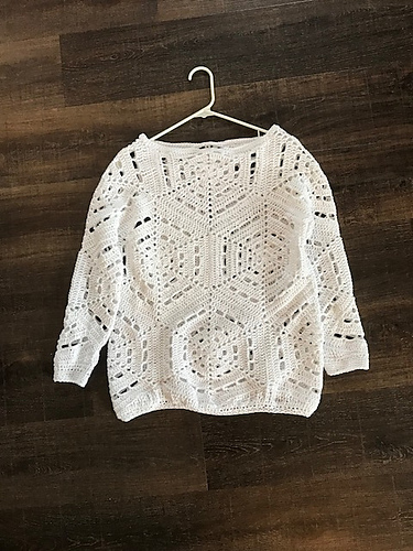 Hexagon Pullover Sweater