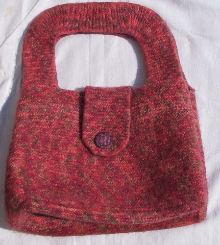 Gevilte breitas / felted knitting-bag