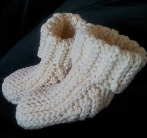 Crochet Gusset Baby Sock (Bootie)
