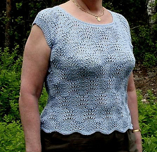 Peacock Plumes Top