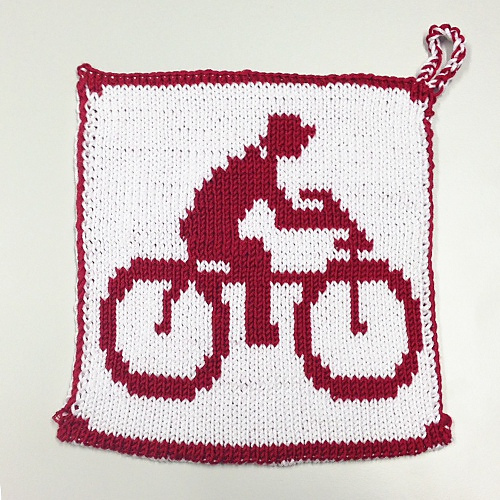 Fahrrad Topflappen - bike Potholder