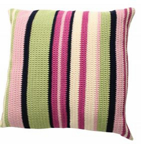 Multi-Striped Cushion Cover