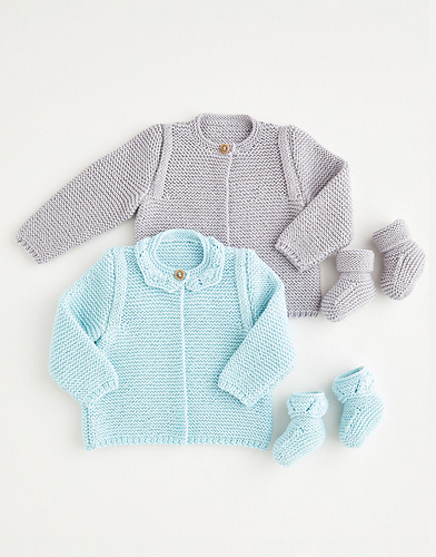 Cardigan and Booties 5386