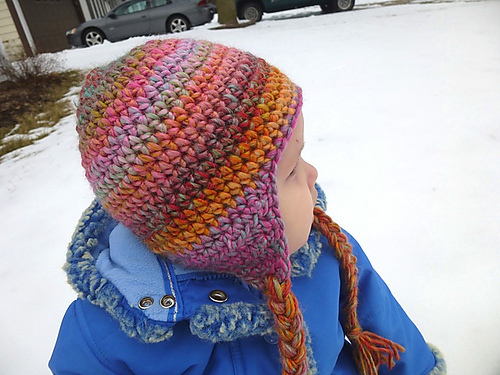 Seamless Earflap Hat