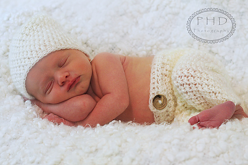 Maxwell in Mohair Beanie and Pants Photography Set