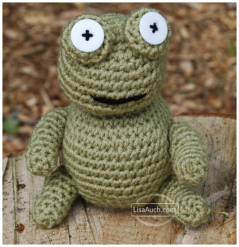 Gilbert the Crochet Frog