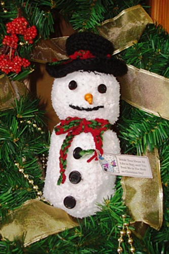 Bird Seed Snowman
