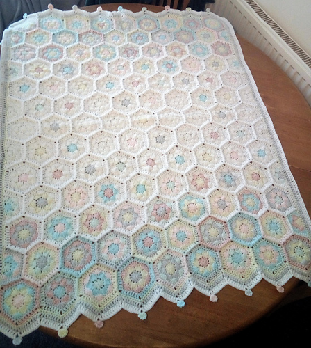 Hexagon Baby Deken