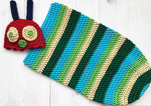Caterpillar Hat & Cocoon