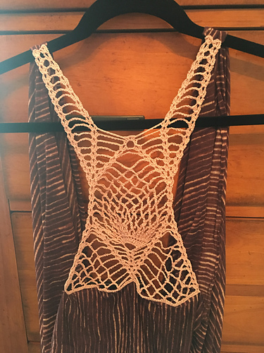 Pineapple Racer Back Scarf Vest