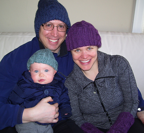 Oh,Cable Hat & Mitts Set