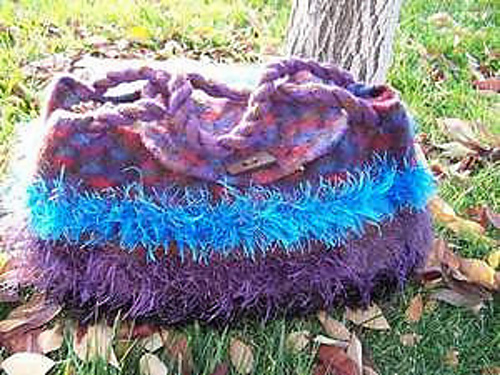 The Felted Crochet Boulder Bag