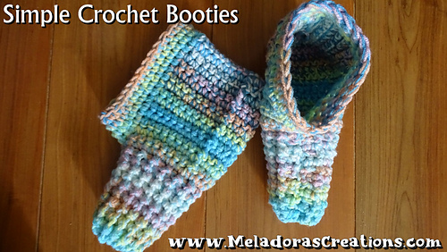 Simple Crochet Booties