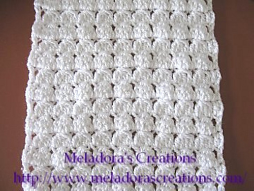 Cluster Stitch Scarf
