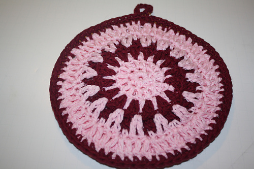 Peaches and Cream Potholder