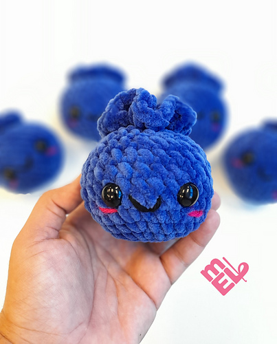 No Sew Blueberry