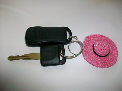 Mini Sun Hat Keychain
