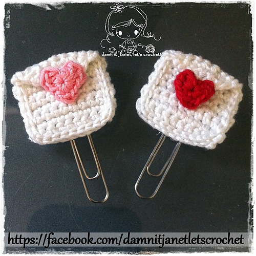 Heart Envelope Applique