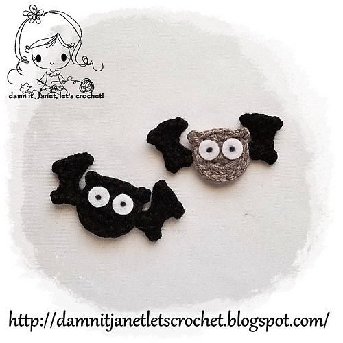 Vampire Bat Applique