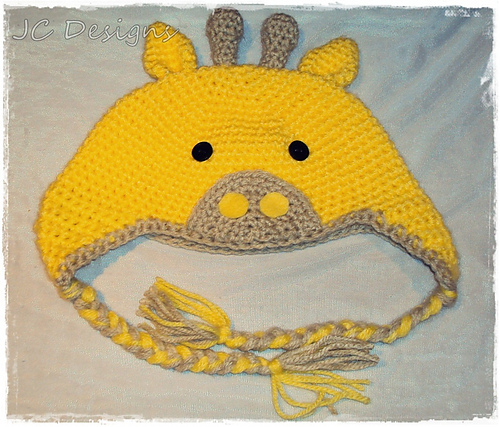 Giraffe Beanie with Earflaps