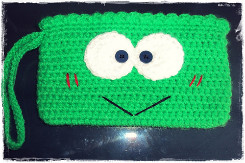 Keroppi Zippered Wristlet