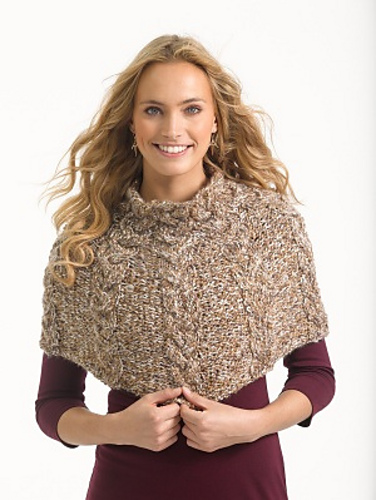 Cabled Capelet