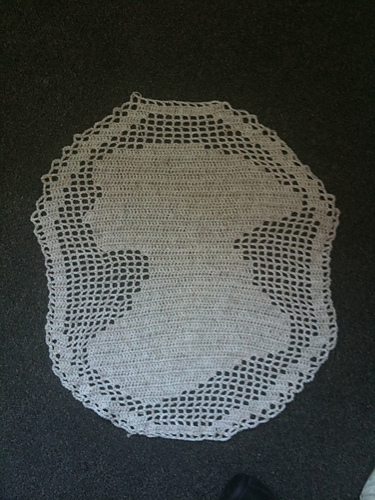 Jane Austen Cameo Doily