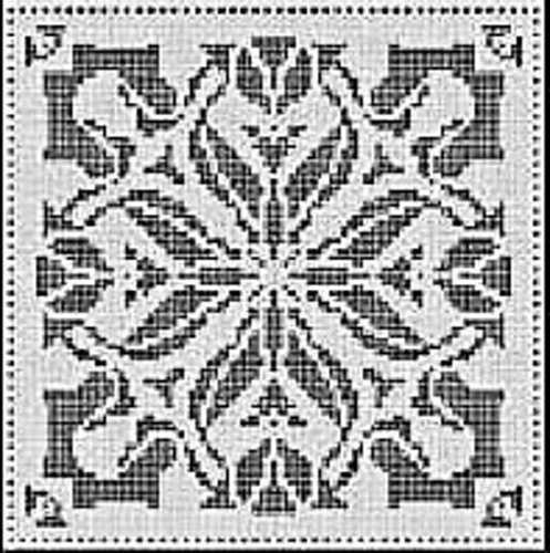 Large Abstract Flower Throw/ Shawl